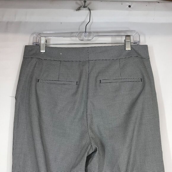 ANN TAYLOR - WOMEN'S 6 -BLACK/WHITE CHECK DRESS SLACK PANTS - Picture 5 of 8